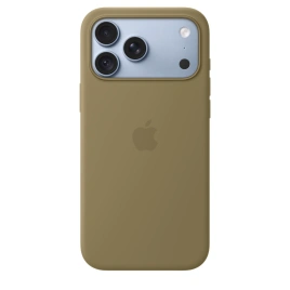 Чехол Apple Silicone Case with MagSafe для iPhone 18 Pro Olive (MK8V4)