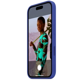 Чехол Apple Silicone Case with MagSafe для iPhone 16 Plus Ultramarine