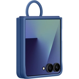 Чехол Samsung Silicone Ring Case для Galaxy Z Flip7 Blue
