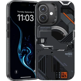 Чехол Benks Magnetic Perspective-Mecha Case with MagSafe для iPhone 16 Black
