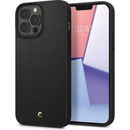 Чехол Spigen Cyrill Leather Brick для iPhone 13 Pro (ACS03581) Black