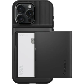 Чехол Spigen Slim Armor CS для iPhone 15 Pro Max (ACS06589) Black