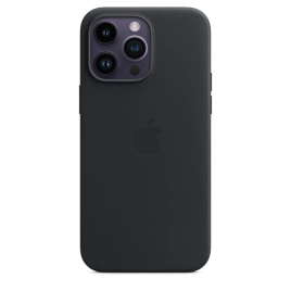 Кожаный чехол Apple MagSafe для iPhone 14 Pro Max Midnight