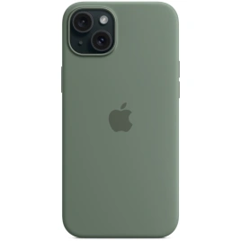 Силиконовый чехол Apple MagSafe для iPhone 15 Cypress