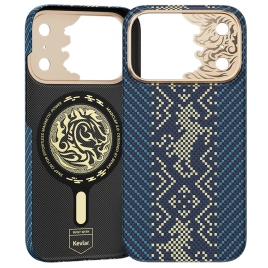 Чехол Benks Knight Air C1 Kevlar Case для iPhone 18 Pro Blue Knight (C.K.FL.AP.GD.C072)