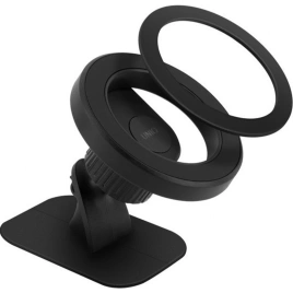 Автомобильный держатель Uniq Trelix Magnetic Dashboard Car mount Black