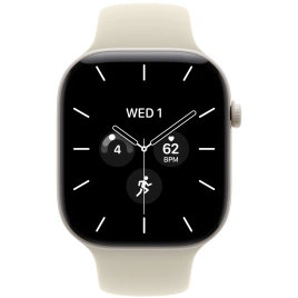 Смарт-часы Apple Watch Series 12 46mm Pearl White Ceramic Case with Sand Sport Band S/M