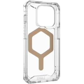 Чехол UAG с поддержкой MagSafe Plyo для iPhone 15 Pro Max Ice/Gold (114305114381)