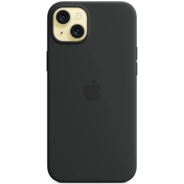 Силиконовый чехол Apple MagSafe для iPhone 15 Plus Black