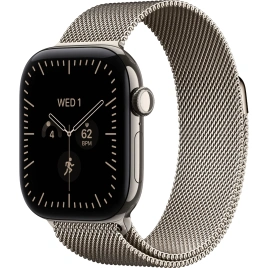 Смарт-часы Apple Watch Series 12 46mm Natural Titanium Case with Natural Milanese Loop S/M