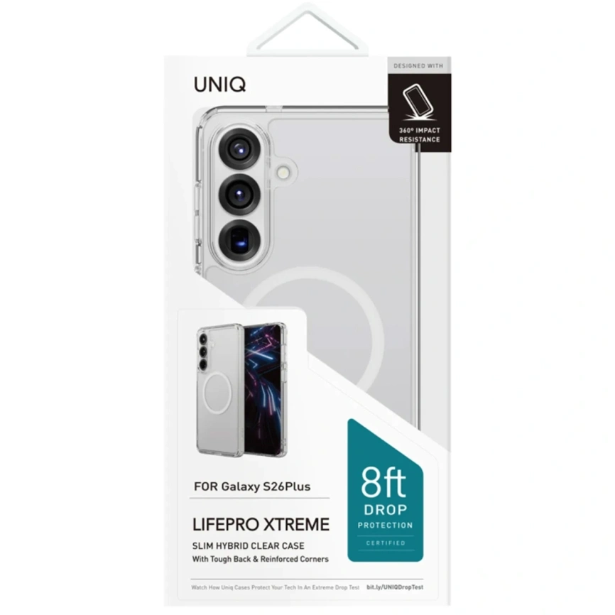 Чехол Uniq Life Pro Xtreme Case with MagClick для Samsung S26 Plus Clear (GS26PHYB-LPRXMCCLR) фото 3