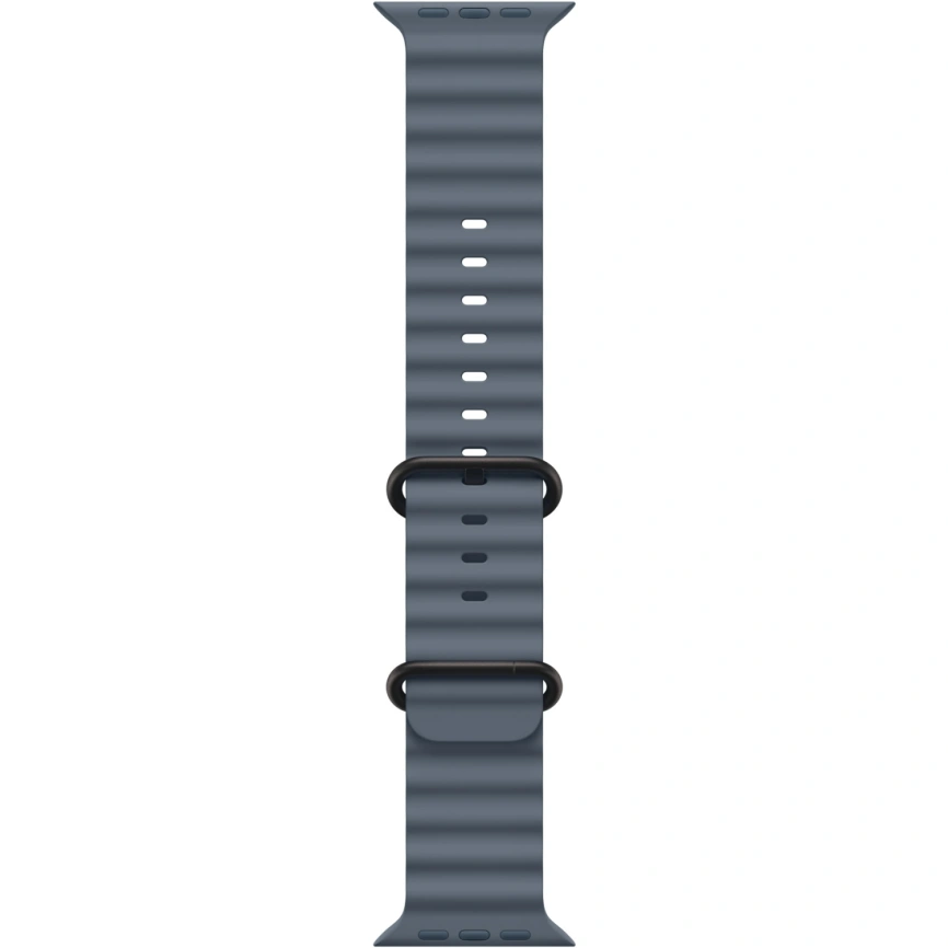 Ремешок Apple Watch Ultra 49mm Anchor Blue Ocean Band - Black Titanium Finish (MGCJ4FE) фото 1