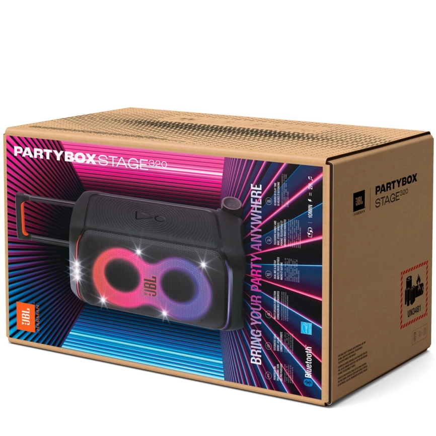 Портативная колонка JBL PartyBox 320 Black фото 6