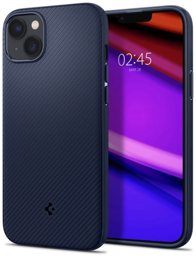 Чехол Spigen Mag Armor для iPhone 14 (ACS05066) Navy Blue фото 2