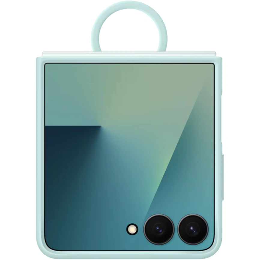 Чехол Samsung Silicone Ring Case для Galaxy Z Flip7 Mint фото 5