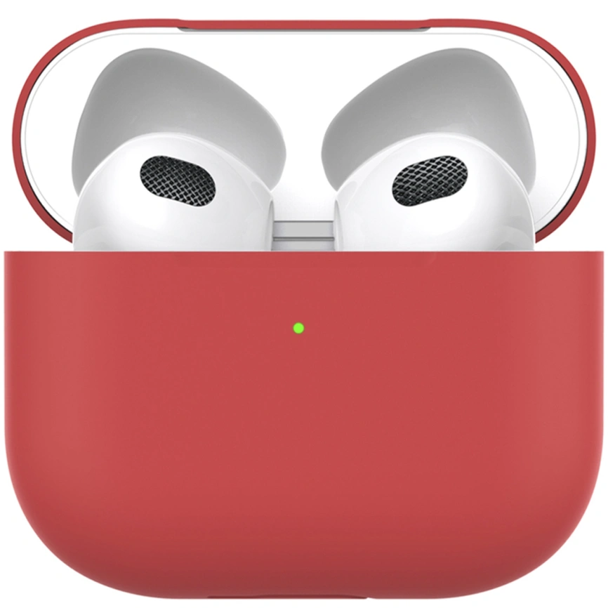 Силиконовый чехол Deppa для AirPods 3 (47324) Red фото 1