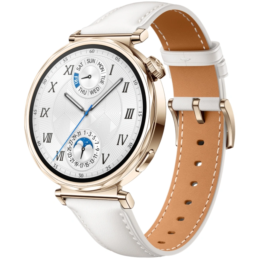 Смарт-часы Huawei Watch GT 5 41mm White Leather (55020DHA) фото 1
