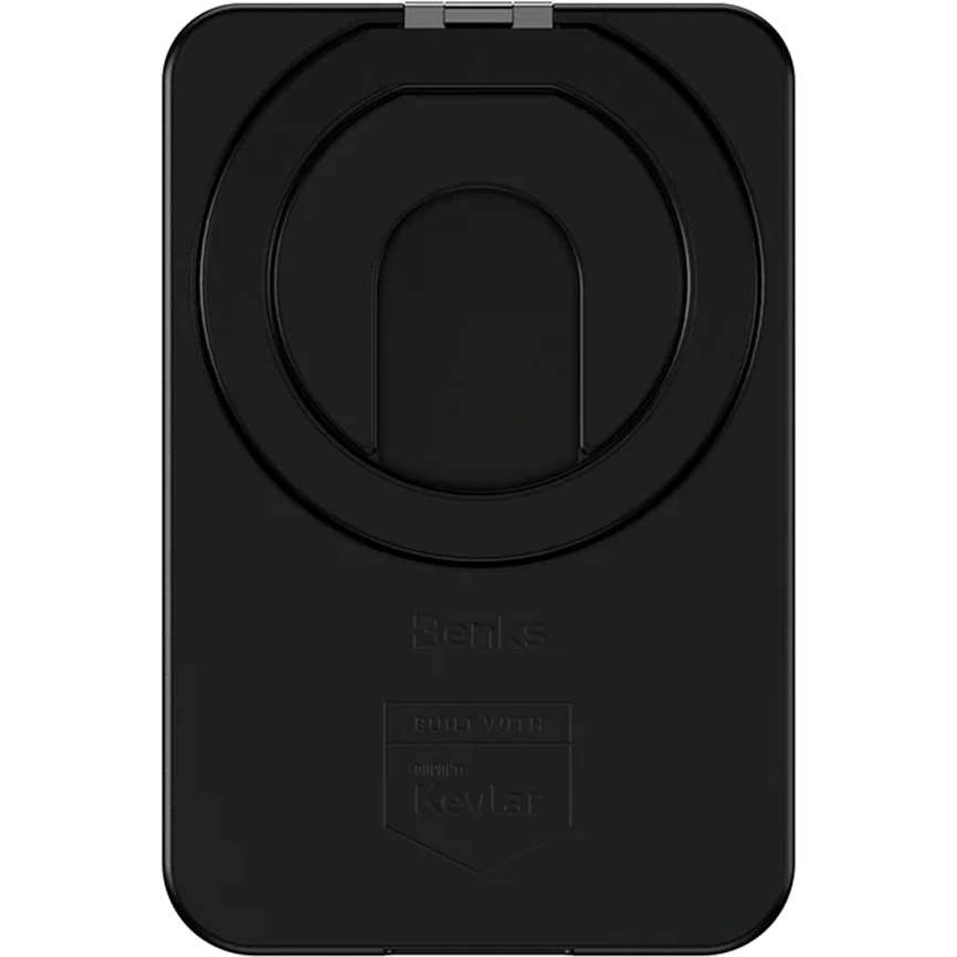 Картхолдер Benks ArmorGo Magnetic Wallet Stand 600D Black (C.K.FL.KB.BK.0056) фото 3