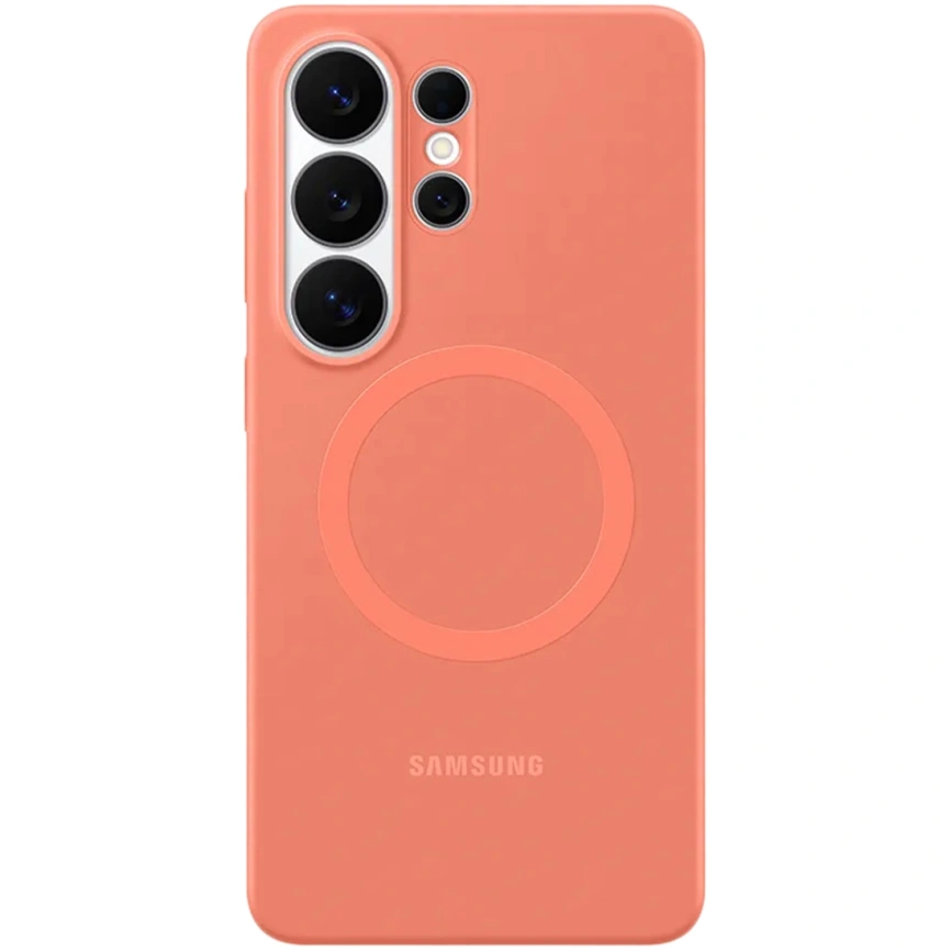 Чехол Samsung Silicone Magnet Case для Samsung Galaxy S26 Ultra Coralred фото 1