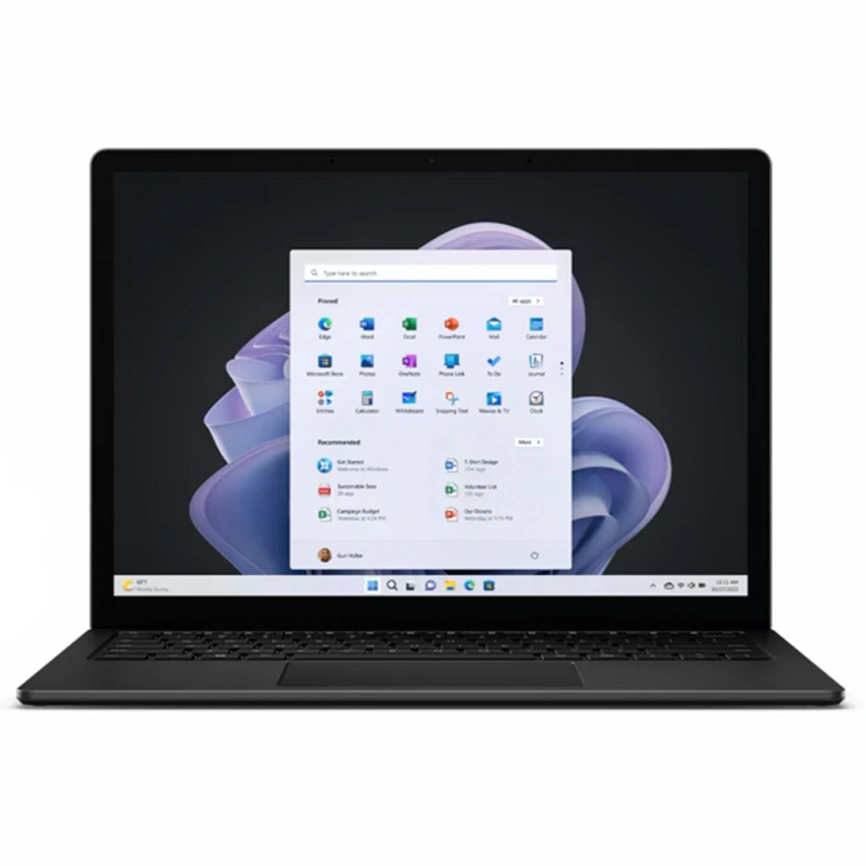 Ноутбук Microsoft Surface Laptop 5 13.5 QHD IPS/ i5-1235U/16Gb/512Gb SSD Black Metal фото 1