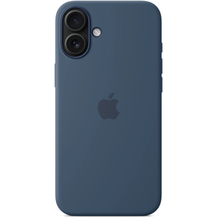 Чехол Apple Silicone Case with MagSafe для iPhone 16 Denim фото 1