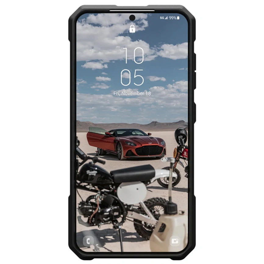 Чехол UAG Monarch PRO with MagSafe для Galaxy S24 Black Kevlar фото 3