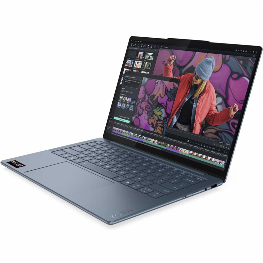 Ноутбук Lenovo Yoga Slim 7 14AKP10 14 OLED/ R5-340/16GB/1TB SSD (83JY0009RK) Tidal Teal фото 3