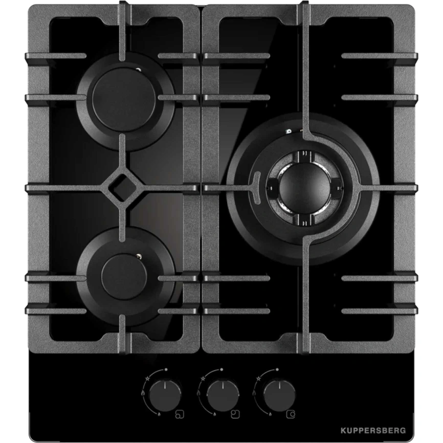Газовая варочная панель Kuppersberg FG 41 B Black фото 1