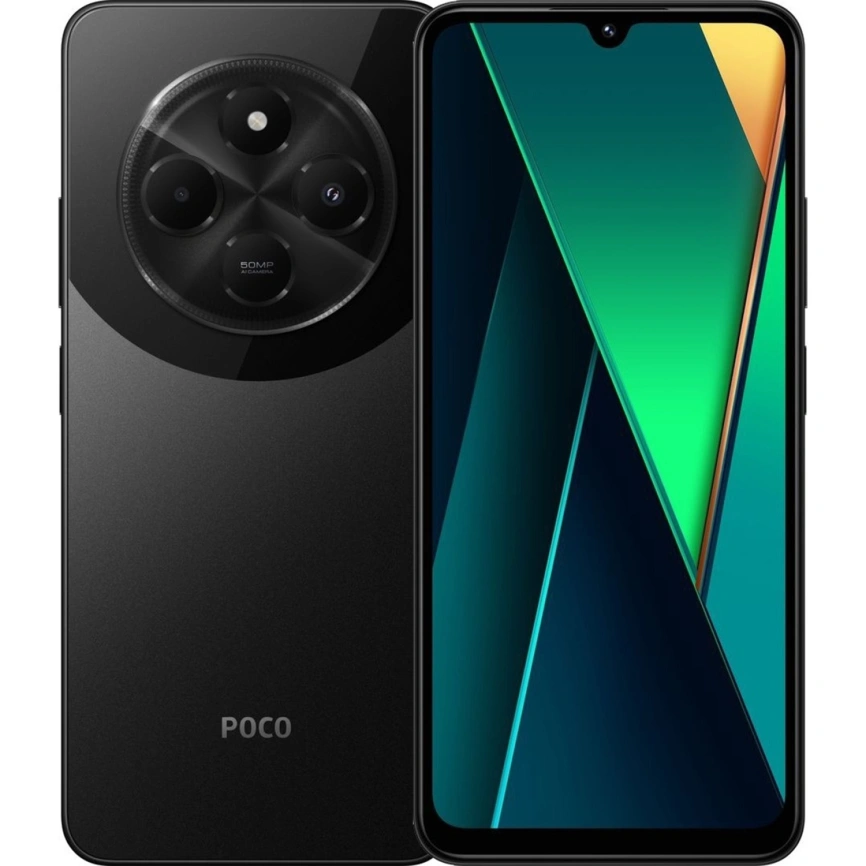 Смартфон Xiaomi Poco C75 6/128Gb Black EAC фото 1