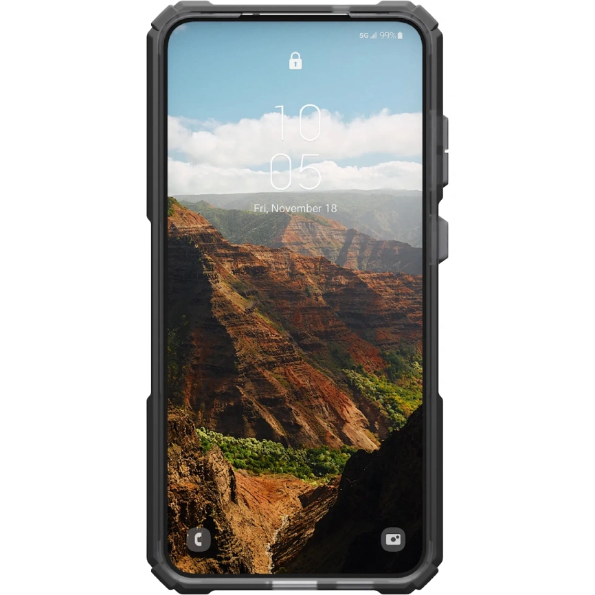 Чехол UAG MagSafe Plasma XTE для Samsung S25 Ash/Titanium фото 5