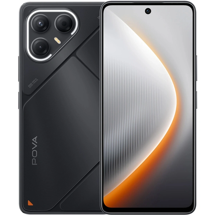 Смартфон Tecno Pova 7 8/128Gb Black фото 1
