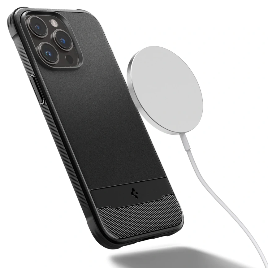 Чехол Spigen Rugged Armor MagFit для iPhone 14 Pro Max (ACS04812) Black фото 12
