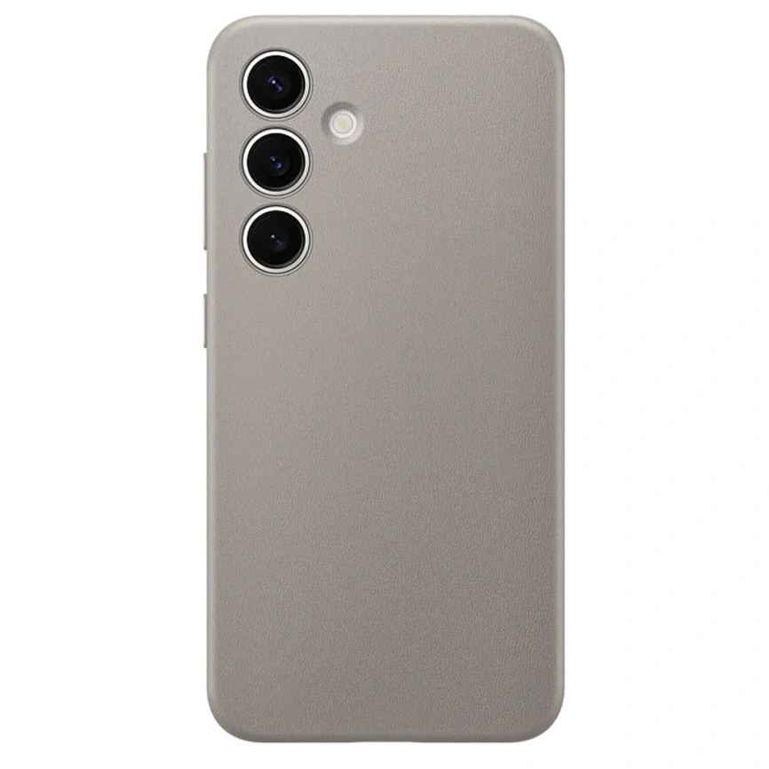Чехол Samsung Vegan Leather Case для S24 Taupe фото 1