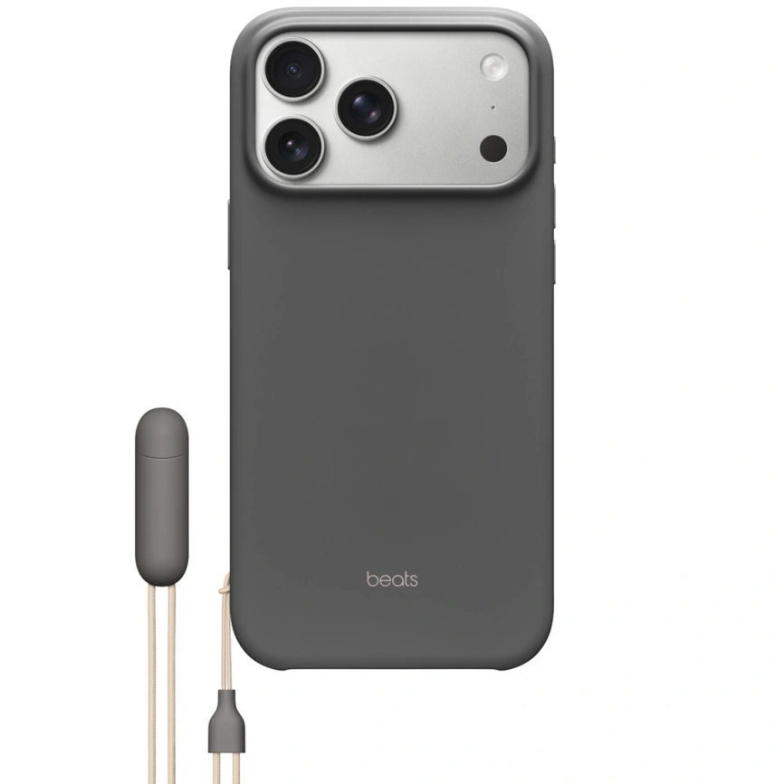 Чехол Beats Kickstand Case with MagSafe and Camera Control для iPhone 17 Pro Max Granite Gray фото 4