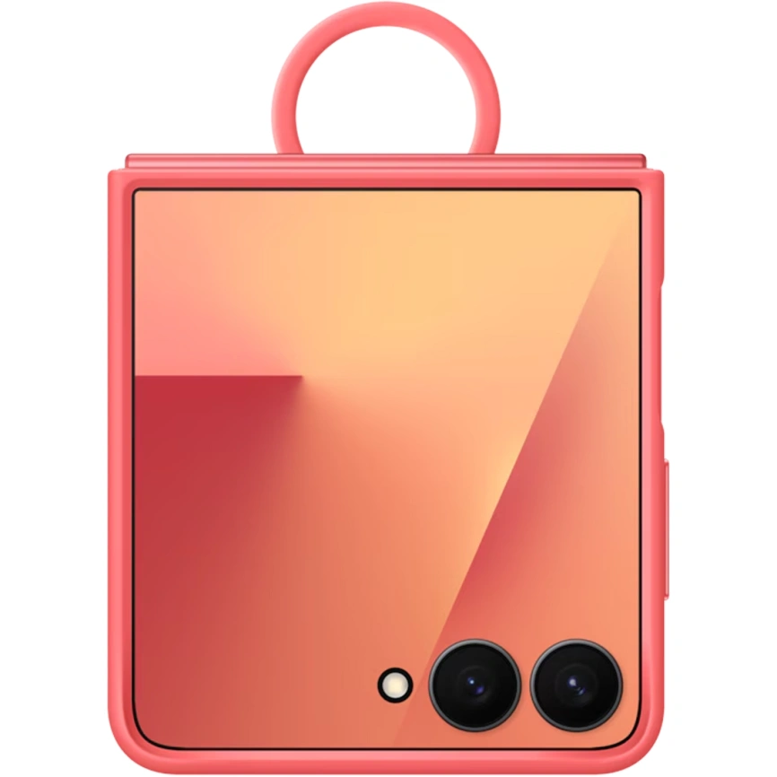 Чехол Samsung Silicone Ring Case для Galaxy Z Flip7 Red фото 5