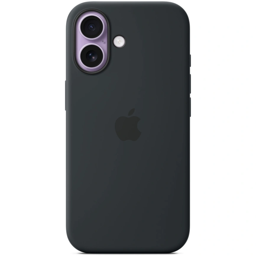 Чехол Apple Silicone Case with MagSafe для iPhone 17 Black фото 2