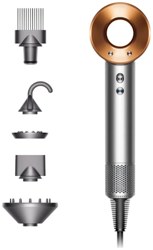 Фен Dyson Supersonic HD07 Nickel/Copper фото 2