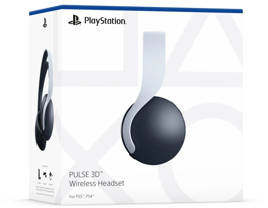 Беспроводная гарнитура Sony PULSE 3D White фото 4