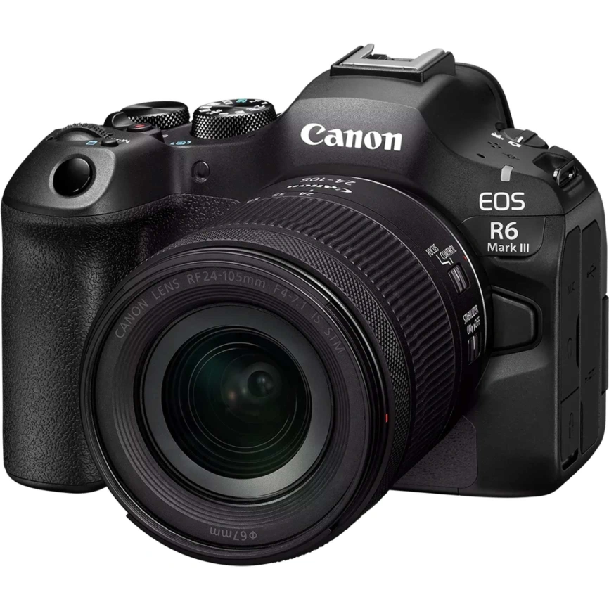 Фотоаппарат Canon EOS R6 Mark III Kit RF 24-105mm IS STM Black фото 1