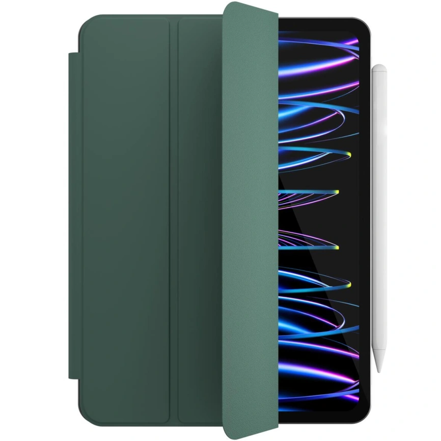 Чехол Gurdini Smart Magnet Series для iPad Pro 12.9 Dark Green фото 1