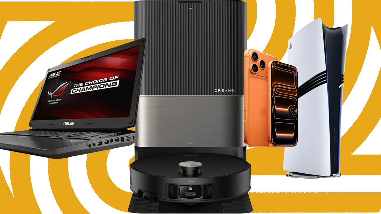 Набор техники: смартфон, ноутбук, робот‑пылесос и консоль в одном магазине